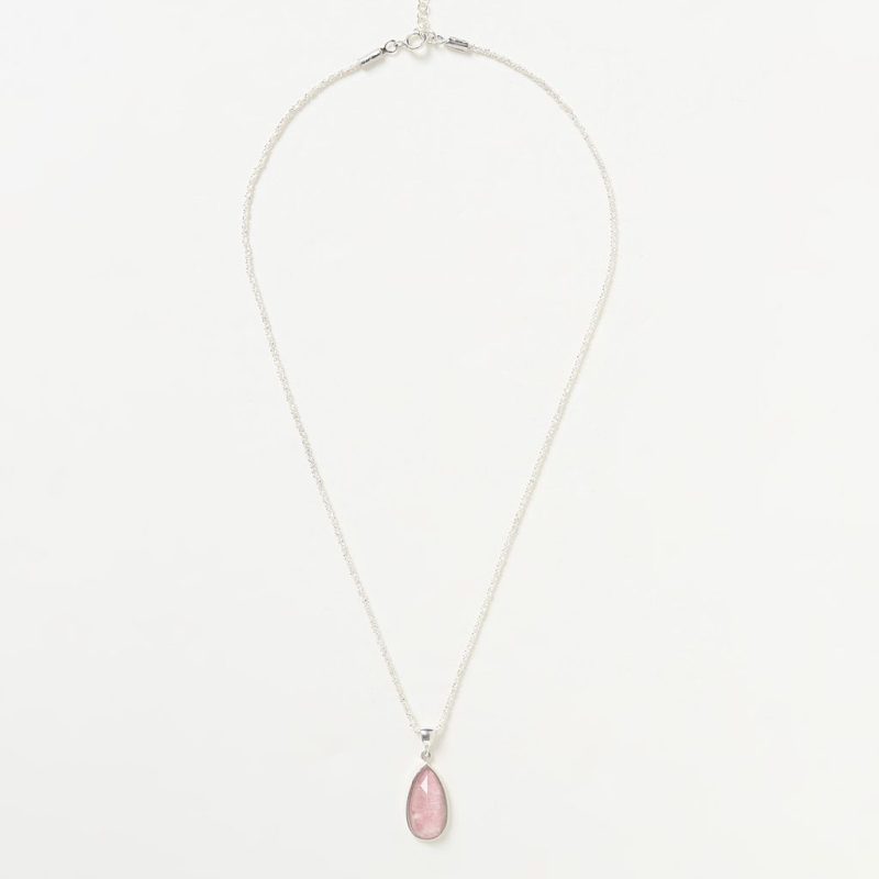 collana drop doppia pietra