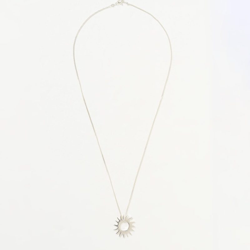 Collana Sole argentato
