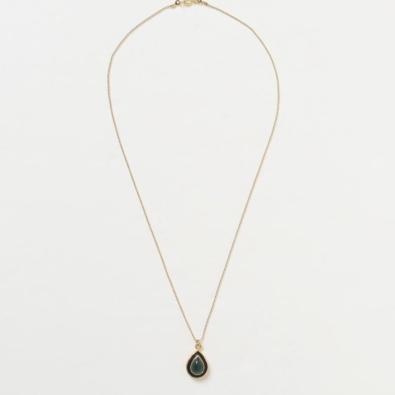Collana con ciondolo smaltato
