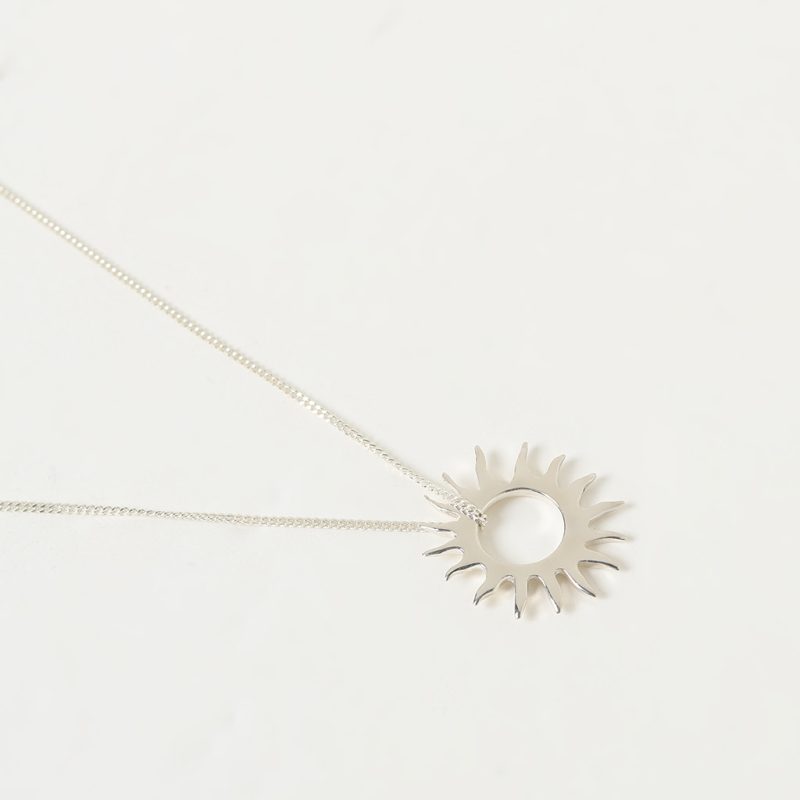 Collana Sole argentato
