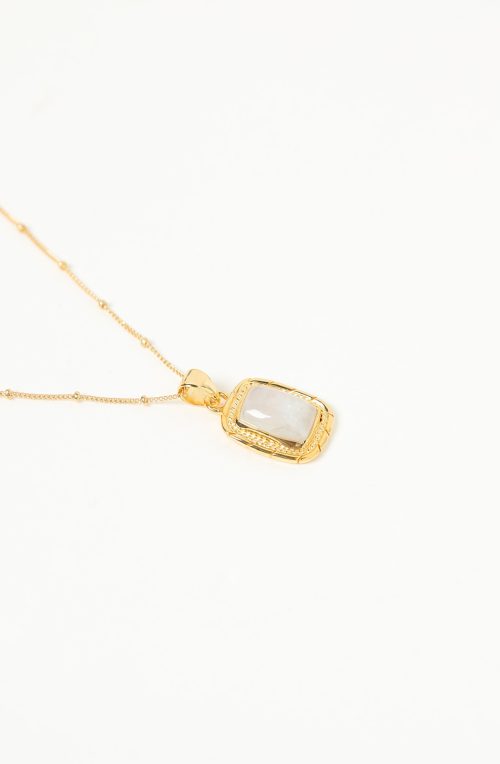 Collana con pietra di luna